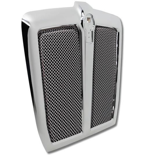 Chrome Front Grille with Bug Screen for Kenworth T680 Next Gen 2022+ – Replaces OEM L29-6155-100 / L45-6064-110