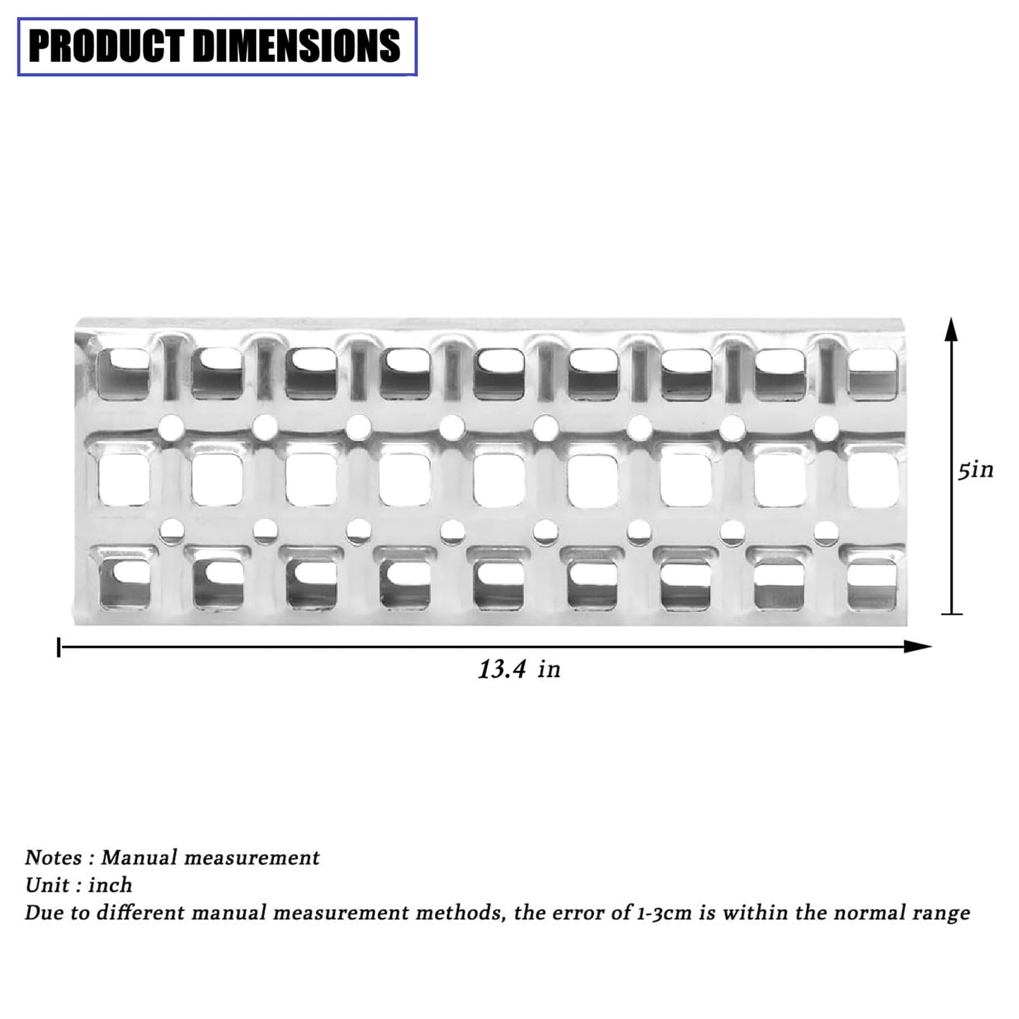 Rear Fairing Aluminum Step Plate 13.5" Compatible with Volvo Truck VN VNL 2004+