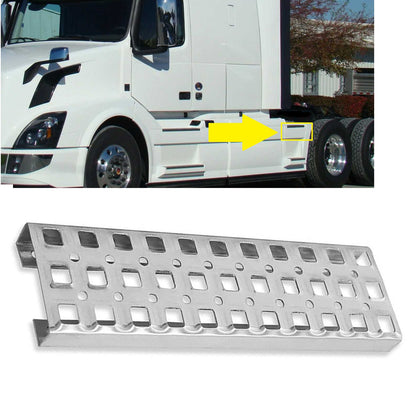 Rear Fairing Aluminum Step Plate 16.5" Compatible with Volvo Truck VN VNL 2004+