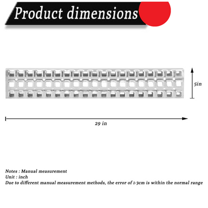 Front Fairing Aluminum Step Plate 28.5" Compatible with Volvo Truck VN VNL 2004+