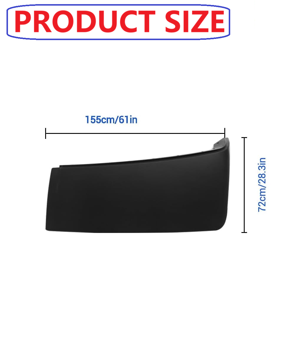 Rear Side Cab Cabin Wind Fairing Upper& Lower for Volvo VNL 2004-2017