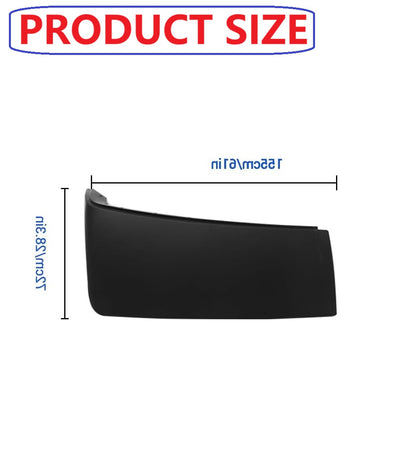 Rear Side Cab Cabin Wind Fairing Upper& Lower for Volvo VNL 2004-2017