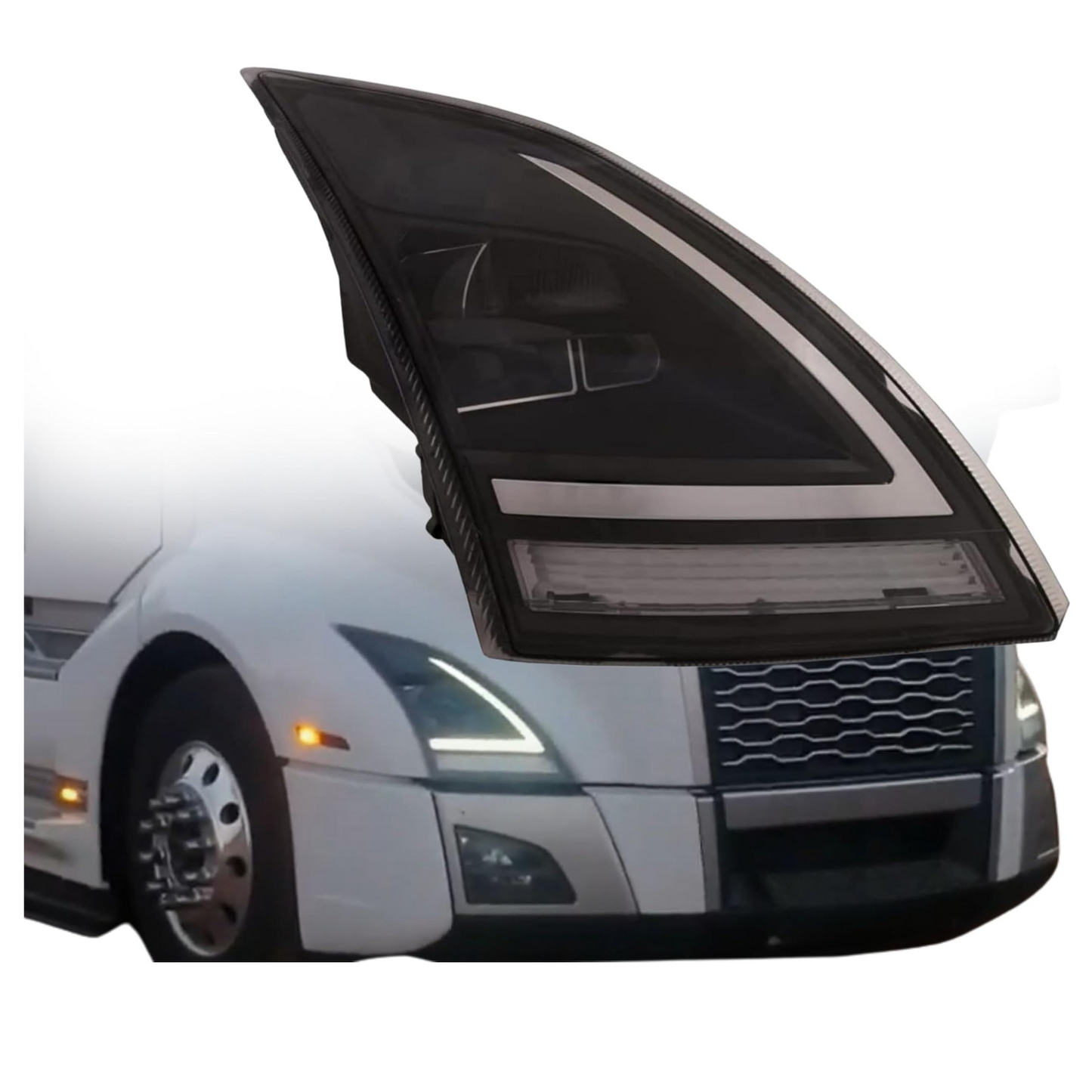 Headlamp Replacement For Volvo VNL/VNR 2018 2019 2020 2021 2022 2023 2024 LED Headlight Assembly