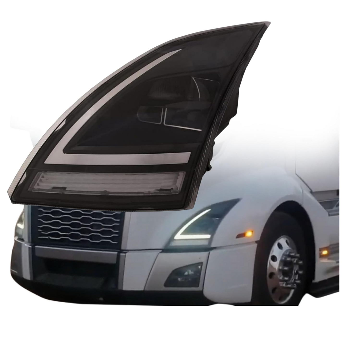 Headlamp Replacement For Volvo VNL/VNR 2018 2019 2020 2021 2022 2023 2024 LED Headlight Assembly