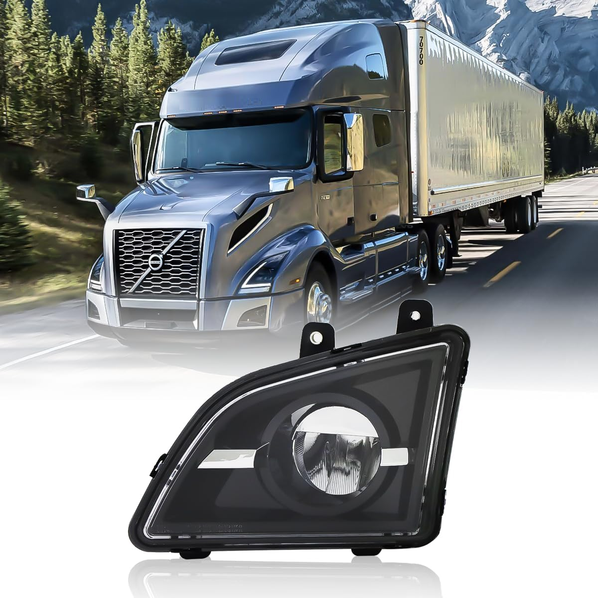 LED Fog Light for Volvo VNL 2018 - 2024 | Replaces 82775826 82775828