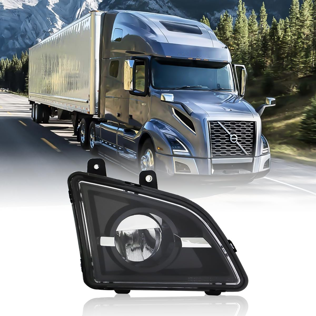 LED Fog Light for Volvo VNL 2018 - 2024 | Replaces 82775826 82775828