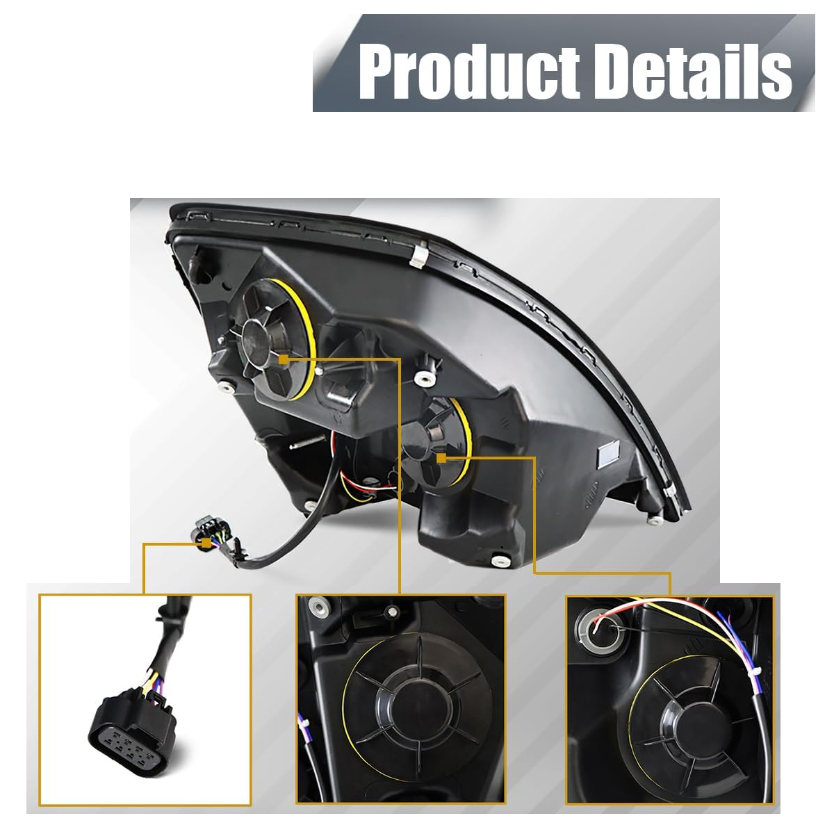 Headlight for Volvo VN VNL 2004-2017 Halogen Headlamp | Replaces 82329124 82329127