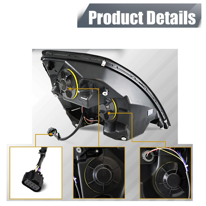 Headlight for Volvo VN VNL 2004-2017 Halogen Headlamp | Replaces 82329124 82329127