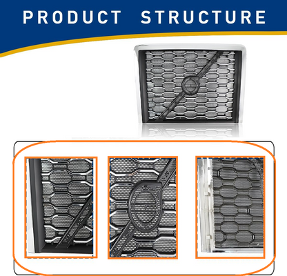 Volvo VN/ VNL 2018-2024 Front Radiator Grille with Bug Screen & Cross Bar