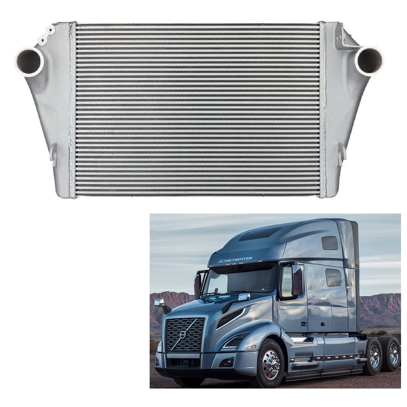 Intercooler 4401-4624 Charge Air Cooler for Volvo VNL 2018+