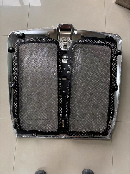 Chrome Front Grille with Bug Screen for Kenworth T680 Next Gen 2022+ – Replaces OEM L29-6155-100 / L45-6064-110