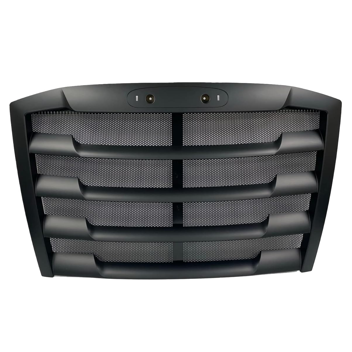 Front Grille Compatible with 2018-2024 Freightliner Cascadia Grill w/Bug Screen Black