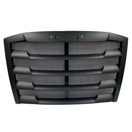 Front Grille Compatible with 2018-2024 Freightliner Cascadia Grill w/Bug Screen Black