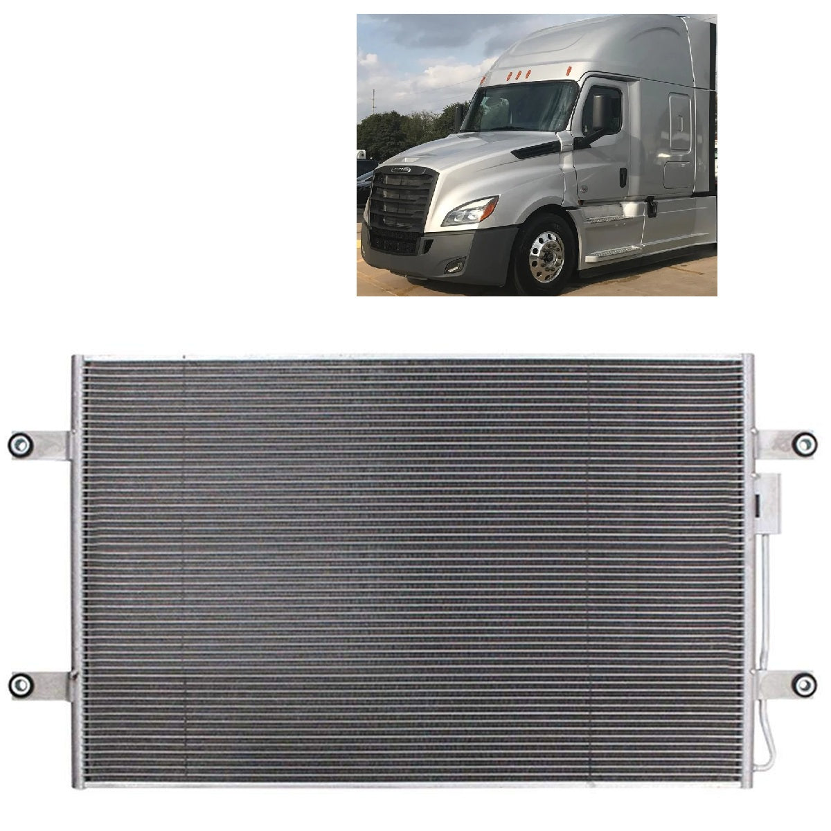 Air Conditioning Condenser for Freightliner Cascadia 2018-2024, AC Condenser Replacement #A2272870000