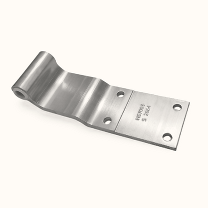 Wabash WAB06301527 Aluminum Swing Door Hinge 8.6"X2.85"X9.85", Aluminum 4 Hole Trailer Door Hinge