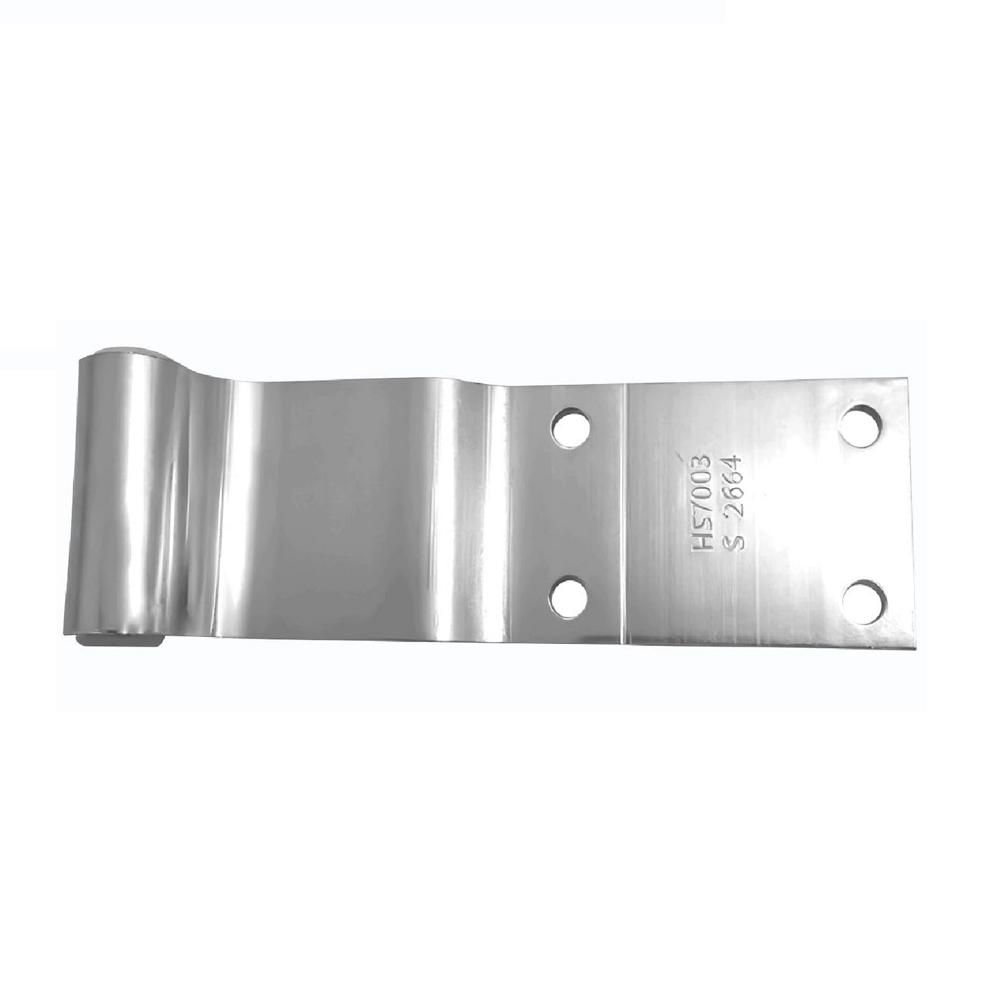 Wabash WAB06301527 Aluminum Swing Door Hinge 8.6"X2.85"X9.85", Aluminum 4 Hole Trailer Door Hinge