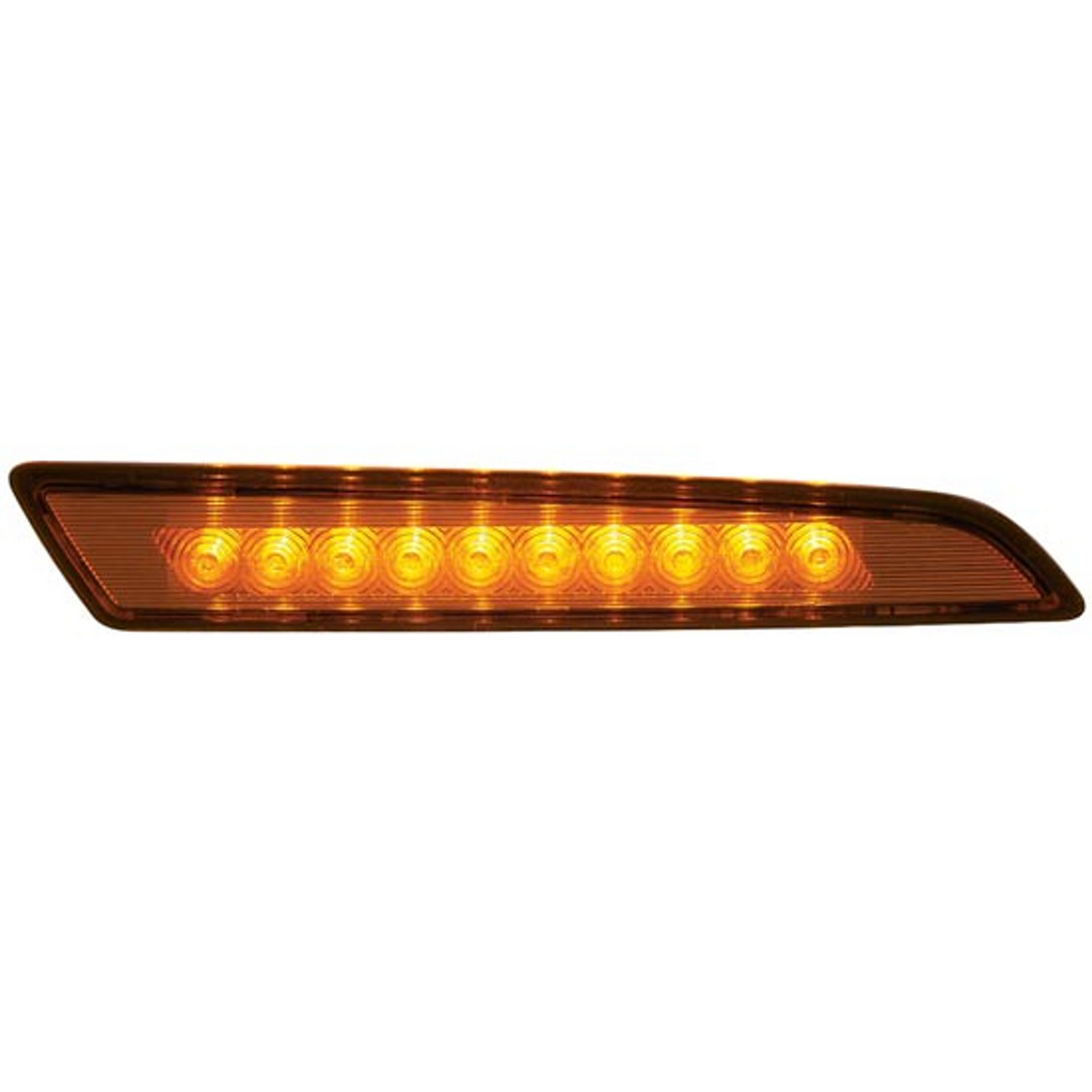 10 LED Side Marker Hood Fender Light - Amber LED/ Amber Lens 12V for Volvo VNL 2018-2024