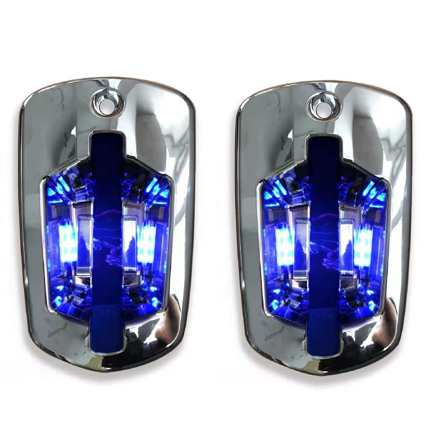 Door Handle with Blue Led Lights for Freightliner Cascadia 2018 2019 2020 2021 2022 2023 2024