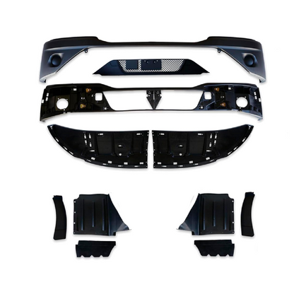 Complete Bumper Paint without Fog Light Hole for Kenworth T680 Next Gen 2022 2023 2024+Black
