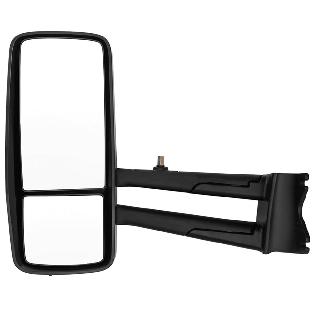 Door Mirror Assembly Power Heated with Arm for 2013-2021 Kenworth T680/T880 - Chrome/Black - Left Driver / Right Passenger Side