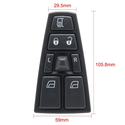 Power Window Switch for Volvo VNL 2004-2017, Control Door Master Switch 20752918 21543897
