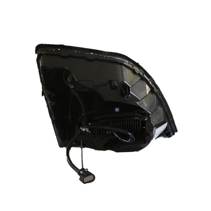 For 2004-2017 Volvo VN/VNL Headlights Driver (LH) & Passenger (RH) Side Black