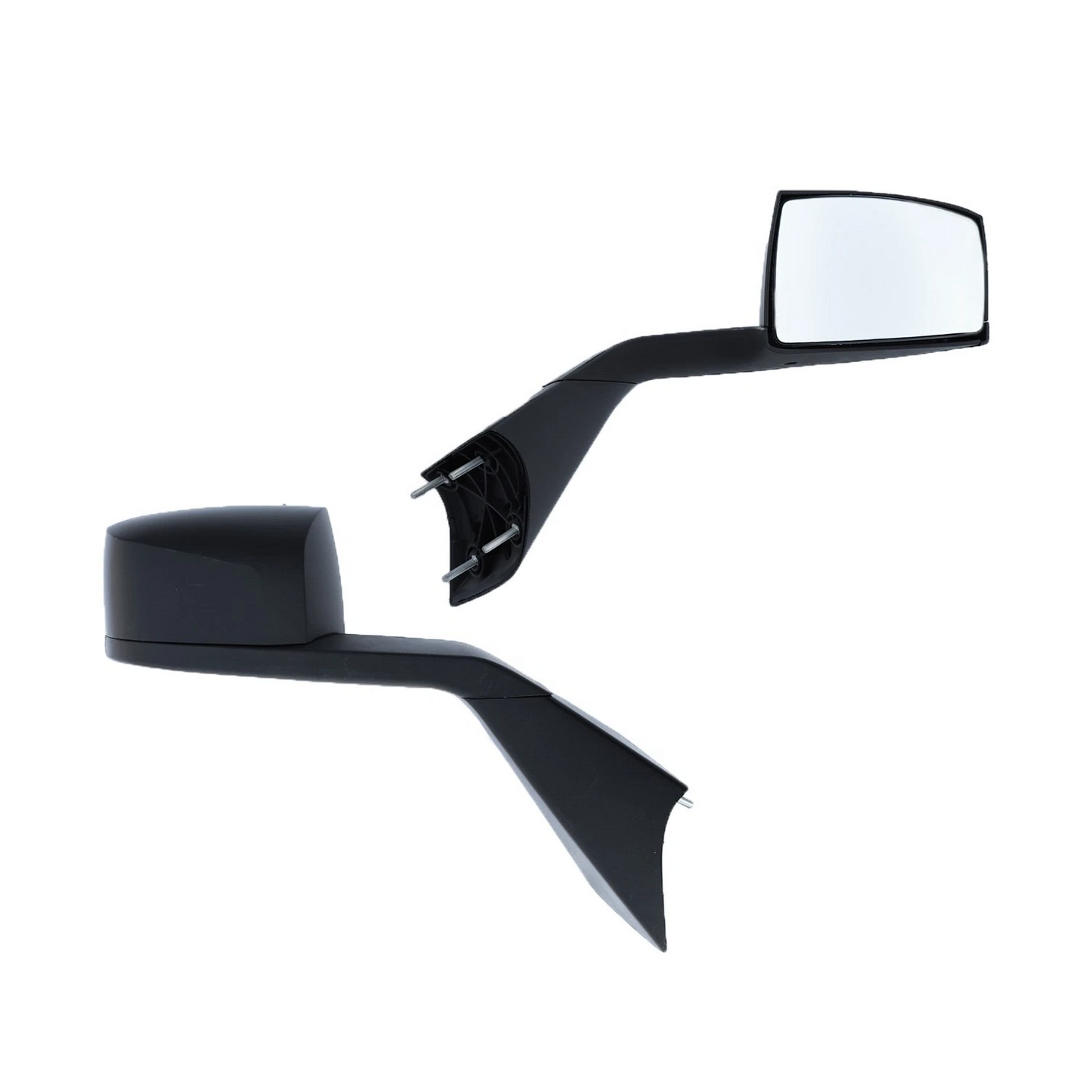 Black Hood Mirror Left Driver Side / Right Passenger Side for Volvo VNL 2018-2024