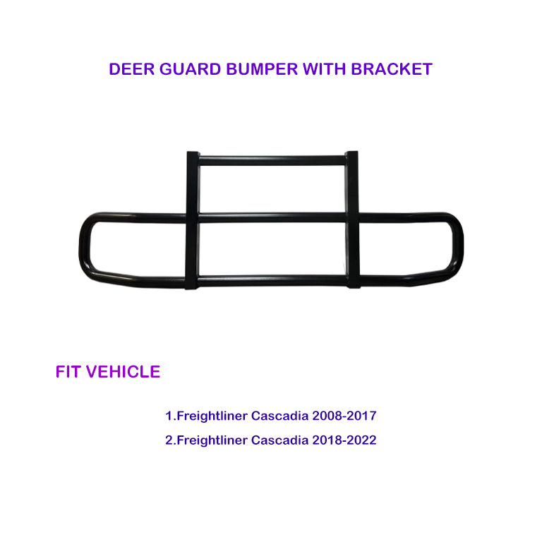 Deer Guard Bumper With Brackets for Freightliner Cascadia 2008-2022