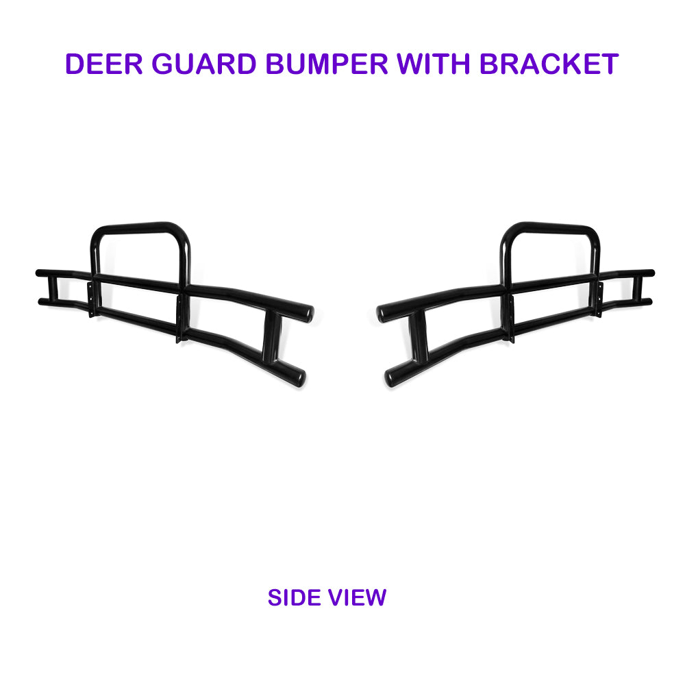 Deer Guard Bumper with Brackets for Freightliner Cascadia 2008-2022 Black