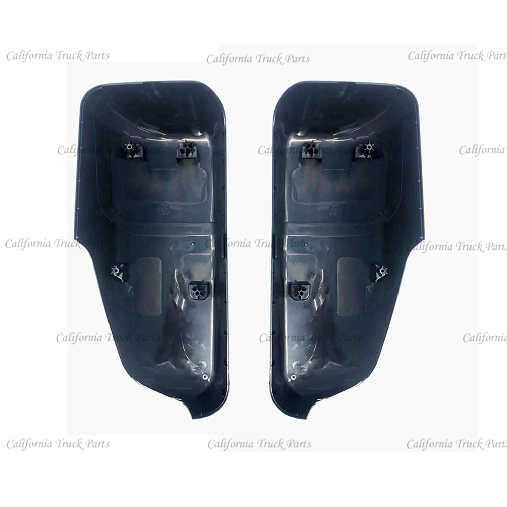 Freightliner New Cascadia Chrome/Black Door Mirror Cover Left & Right Side 2018+