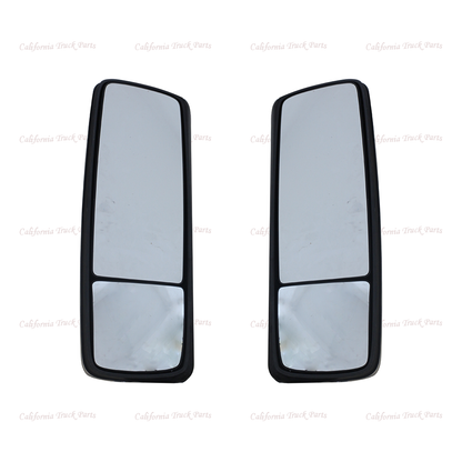 VOLVO VNL Door Mirror Chrome Pair w/ Signal Lamp 2008-2017