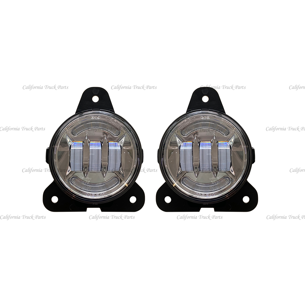 Volvo VNL/VT Fog Light Full LED Fog Lamps Chrome/Black Housing Pair 20 ...