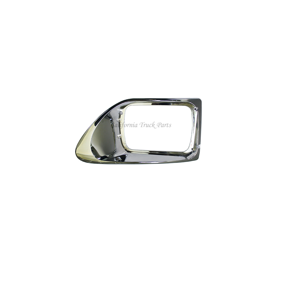 International 9200 9400 5900 Chrome Headlight Bezel Pair Left (Driver) & Right (Passenger)