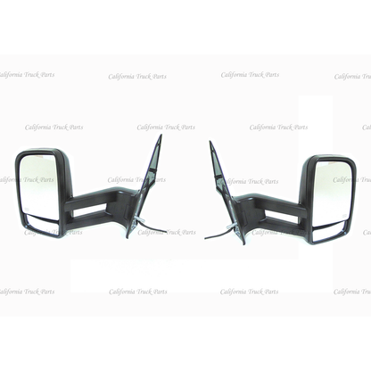 Mercedes Sprinter Left(Driver)side &Right(Passenger)side Front Door Side Rear View Mirror Long Arm 2019-2021