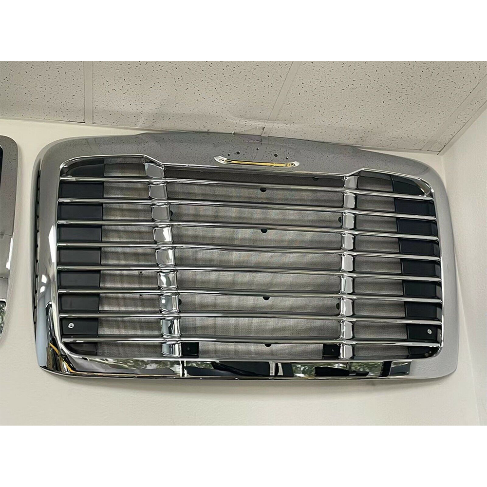 Freightliner Cascadia Front Grille With Bug Screen Chrome 2008-2017