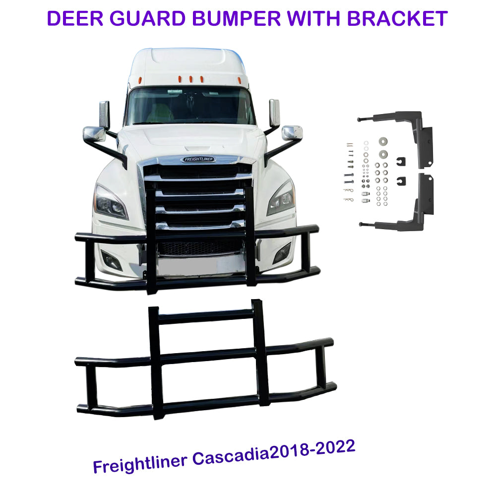 Deer Guard Bumper with Bracket for Freightliner Cascadia 2018-2022