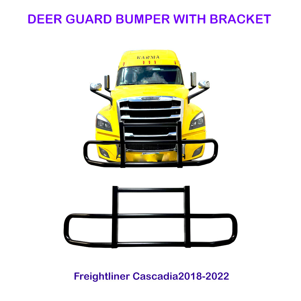 Deer Guard Bumper With Brackets for Freightliner Cascadia 2008-2022